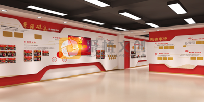 社區黨史展館策劃設計，展覽內容可以分成哪幾個版塊？